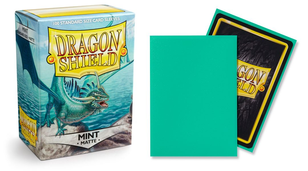 Dragon Shield Matte Standard-Size Sleeves - Mint - 100ct